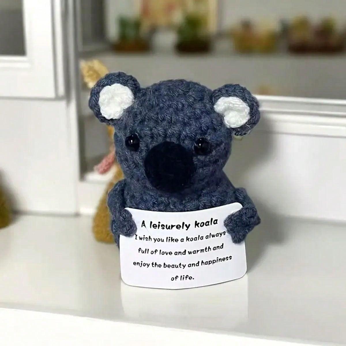 1pc Adorable Koala Toy Card Gift, Inspiring & Heartwarming Surprise