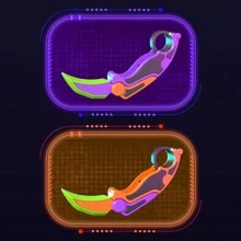1pc Random Color Gravity 3d Printed Folding Claw Knife, Butterfly Trainer, Stress Relief Toy