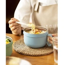 Lonchera Termo Termica Bowl Sopa Cereal Taza Pozolero Caldos - Azul - Ver 3