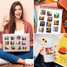 50入組美學貼紙、風景藝術貼紙,適用於青少年和成年人,防水貼紙,適用於水瓶、筆記本電腦、剪貼簿、行李箱、手機等 - 彩色 - 查看 7