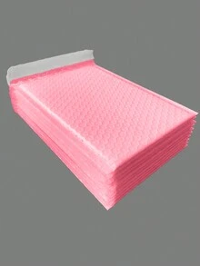 10入組加厚塑料材料氣泡袋,共擠膜衣服包裝氣泡信封袋 - 粉色 - 查看 7