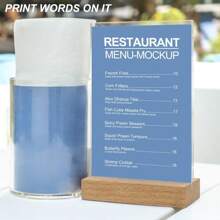 20 件 4x6 英寸透明亚克力板、有机玻璃婚礼座位卡框架、透明绘图板最佳礼物 - 透明-20個 - 查看 10