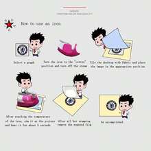 1 件卡通蝴蝶花字母印花熨燙貼紙熱轉印貼紙適用於 Diy 服裝連帽衫 T 卹牛仔褲包 - 11 - 查看 9