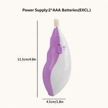 便攜式美甲電池操作小筆形磨床電動指甲油機去除角質抛光工具 - 彩色 - 查看 3