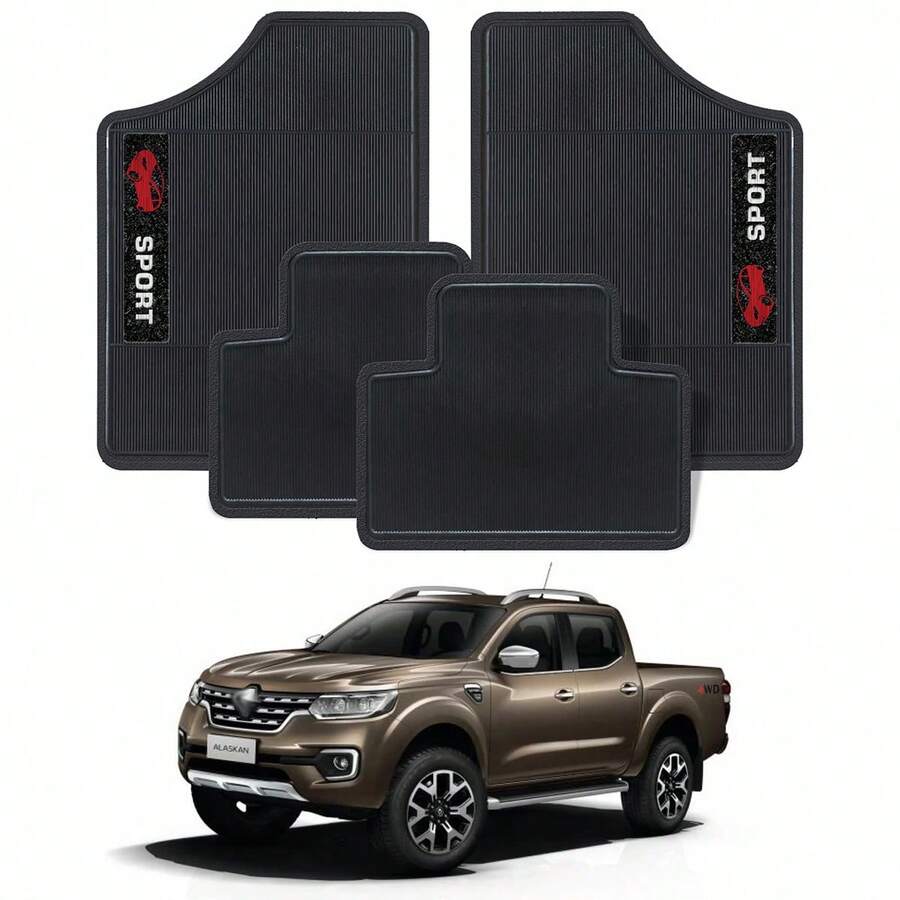 Car Floor Mat - 黑色 - 查看 1
