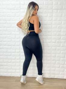 Women Sports Leggings - màu đen - Xem 2