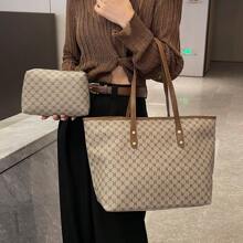Letterprint Licht Luxe Tote tassen