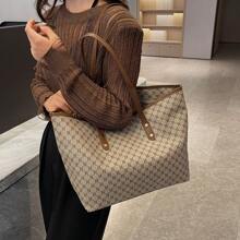 Letterprint Licht Luxe Tote tassen
