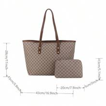 Letterprint Licht Luxe Tote tassen