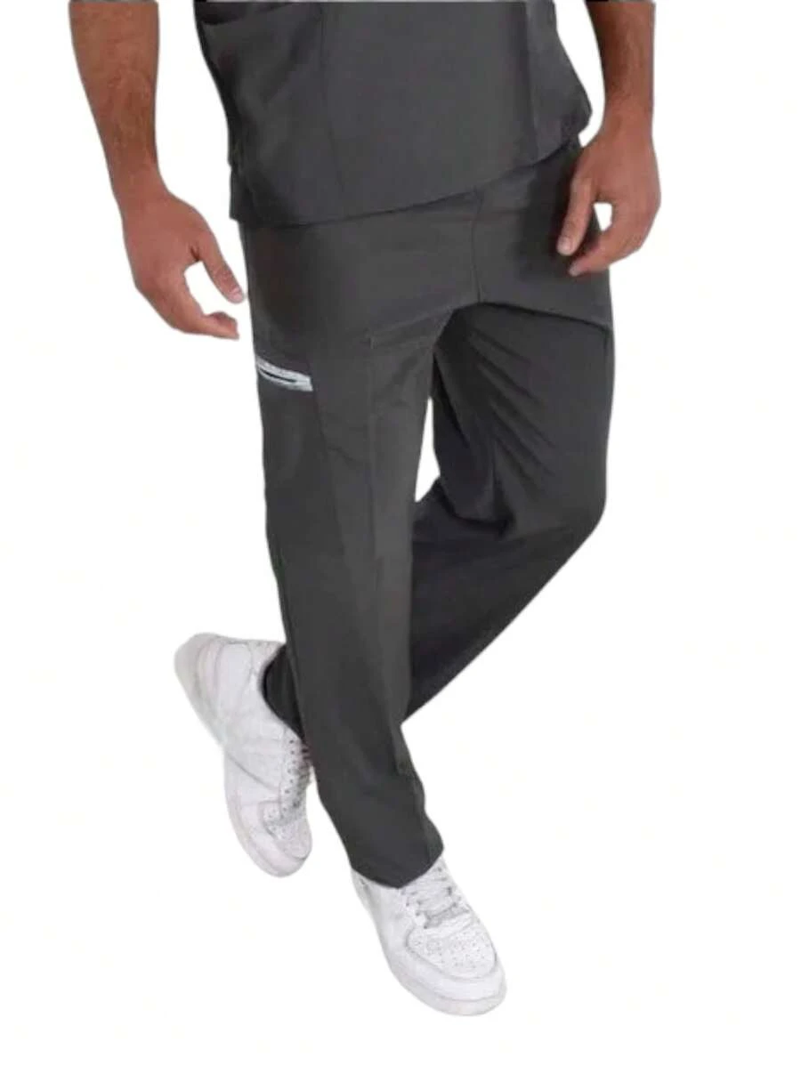 Pantalón Quirúrgico Hombre Alexander - Gris Oscuro - Ver 1