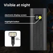 3000 Lumens Bicycle Light With 4 Modes Light Adjustment, Ip6 Level Waterproof, Mobile Phone Charging Function - W705 - View 5