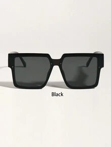 1 件装 女士 大号方形塑料镜框 时尚眼镜 适合街头日常散步 服饰配饰 - 彩色 - 查看 14