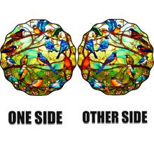 1入組鳥紋園藝陽光拼貼裝飾,壓克力陽光拼貼牆,窗,庭園,樹上裝飾品,室內外皆可使用 - 彩色 - 查看 8