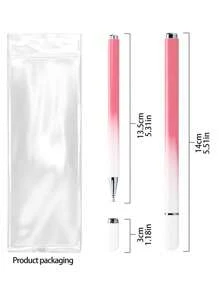 普及型雙面磁吸盖靜電屏觸控筆,適用於智能手機,兼容ipad - 粉色 - 查看 10