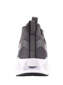 Valentine's Day Men Non Slip Running Athletic Shoes Festival Gift Lace Up Tennis Mens Casual Shoes Fashion Sporty Sneakers For All Season - 灰色 - 查看 3