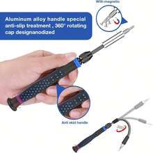 Outdoor 126 In 1 Precision Screwdriver Set With 111 Bits Magnetic Driver Kit Professional Electronics Repair Tool Kit - Black - View 2