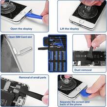 Outdoor 126 In 1 Precision Screwdriver Set With 111 Bits Magnetic Driver Kit Professional Electronics Repair Tool Kit - Black - View 4