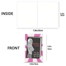 1個信封和1張生日卡,有趣而獨特的禮物,適合男友、女友、丈夫、妻子、男人、女人等。生日快樂30、40、50、60、70、80或90歲生日卡裝飾 - 一套賀卡 - 查看 4