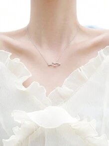 FOREVER QUEEN 925 Sterling Silver Cubic Astrology 12 Constellation Horoscope Zodiac Necklace For Women Birthday Mother's Day Gift