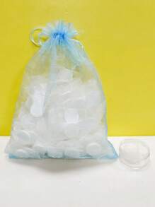 1包/100片絲綢壓縮面膜片,適用於美容院,具有保濕和滋潤功效的一次性面膜 - 白色 - 查看 4