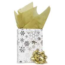 25張金箔/銀箔包裝紙,大尺寸27.55x19.68英寸,適用於禮品袋盒禮品包裝diy工藝,婚禮生日聚會禮品裝飾-金色 - 金色 - 查看 6