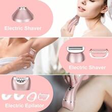 1pc Women's Multifunctional Waterproof Electric Shaver For Whole Body