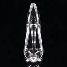 1pc Acrylic Cinderellas Crystal Shoes Birthday Gift Home Decor Crafts High-Heeled Shoes Wedding Figurines Miniatures Ornament - Transparent - View 7