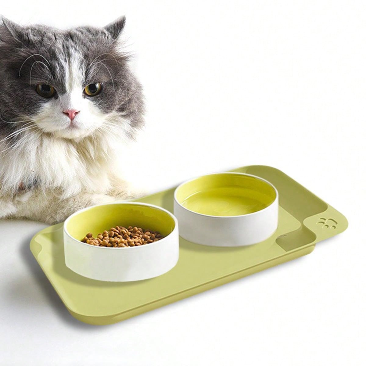 Dog Food Mats For Food And Water Bottles, Waterproof Plastic Pet