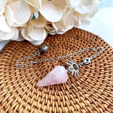 1 件天然水晶脈輪六角金字塔擺；治愈水晶；時尚,適合日常冥想、瑜珈使用；饋贈親朋好友的優先選擇 - 彩色 - 查看 8