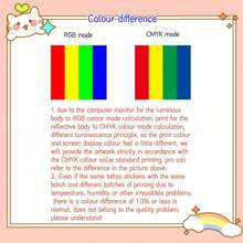 夜光紋身貼,防水夜光紋身貼,可用於音樂節和演唱會的夜光防水紋身貼,派對酒吧紋身貼,推薦用於系列,並將在稍後更新其他類型的夜光防水貼紙！ - 夜光雙色套裝B/10片 - 查看 7