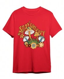 Women T-Shirts - Đỏ - Xem 3