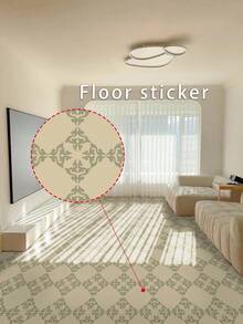 5pcs/Set Pvc Self-Adhesive Removable Decorative Tile Stickers (7.8x7.8 Inch) With Simple Style Design, Protect Against Scratches, Perfect For Bedroom, Living Room, Kitchen, Bathroom Renovation And Home Decor - Multicolor - View 3