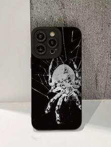 1pc Painted Edge & Precision Cutout Anti-Fall Phone Case With Handmade Lanyard, Compatible With Iphone/Galaxy/Xiaomi/Redmi - Multicolor - View 3