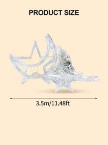 LED Curtain Light 3Mx1.5M 2 Light Modes String Light, Outdoor Waterfall Lights, Bedroom Decoration, Party, Christmas, Waterfall Lights, Christmas Lights Outdoor Decoration With Remote Control, Waterproof, Fairy Lights For Eaves, Decorative For Party, Christmas(Warm White)