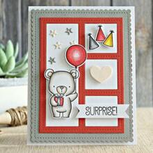 1pc Rectangle Gingham Cover Plate Metal Carbon Steel Cutting Dies Stencils For Diy Scrapbooking, Card Making, Photo Album And Craft Decoration - Silver - View 3