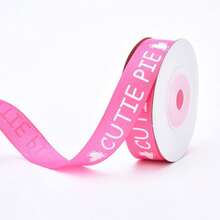 每卷10碼情人節禮物包裝絲帶,七夕鮮花/烘焙蛋糕裝飾絲帶,婚禮派對裝飾 - 圖案絲帶 - 查看 4