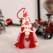 1pc Valentine'S Day Luminous Forest Spirit With Lamp No Face Doll Pendant For Scene Decoration - Multicolor - View 1
