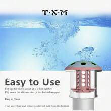 TXM 1/2入組浴缸下水道塞子,水槽下水道捕頭,水槽下水道過濾器,淋浴下水道過濾器,防護器,多功能排水口過濾器,適用於家用浴室 - 綠色 - 查看 11