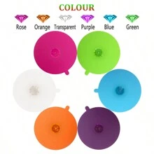 各 1 件 綠玫瑰橙 3 合 1 彩色矽膠壓克力鑽石馬克杯蓋通用 11 厘米吸水密封防塵杯蓋熱茶咖啡杯蓋 - 米色 - 查看 4