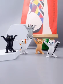 5 Lifting Cat Dancing Cat Hand Ornaments Animated Cat Fashion Toys Enchanting Cat Twist Cake Ornaments - Multicolor - View 3