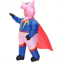 Popular Inflatable Pig Costume Set, Anime Character Cosplay, Christmas Carnival Party Adult Costume
