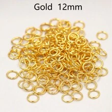 Anillo Abierto De Plata/oro/rodio/bronce, Accesorios De Anillo De Conexión De Joyería Diy, 20 G/paquete - Plateado - Ver 20