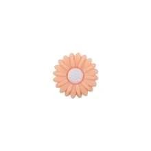 1pc New Design Silicone Daisy Bead For Children's Art And Crafts, Diy Jewelry Making Supplies - Coral Pink - View 1