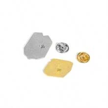 1PC Creative Fried Chicken Hamburger Chips Alloy Brooch - Red - View 5