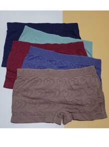 set de 6 piezas boxer de dama microfibra gruesa resalta pompi - Multicolor - Ver 1