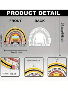 Đồ trang trí treo xe buýt trường học, Đồ trang trí tài xế xe buýt tốt nhất, Mặt dây chuyền tài xế xe buýt cho gương chiếu hậu xe hơi, Quà tặng tri ân cho tài xế xe buýt - Nhiều màu - Xem 7