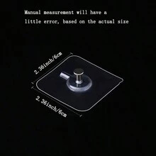 10入組葫蘆孔相框膠掛鉤,結婚照掛勾無需鑽孔,掛圖膠掛勾,臥室客廳掛小工具 - 灰色 - 查看 2