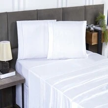 Sheet Sets With Pillowcases - 白色 - 查看 2