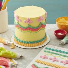 10 件/套蛋糕板，10 英寸（25.4 厘米）圆形蛋糕板、蛋糕托盘、纸板蛋糕圈、防水防油蛋糕板，适用于蛋糕 DIY、甜点和工艺品展示（白色底座、随机黄色底座） - 白色 - 查看 4