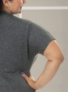 Women Tees & Tanks - Dark Grey - View 3